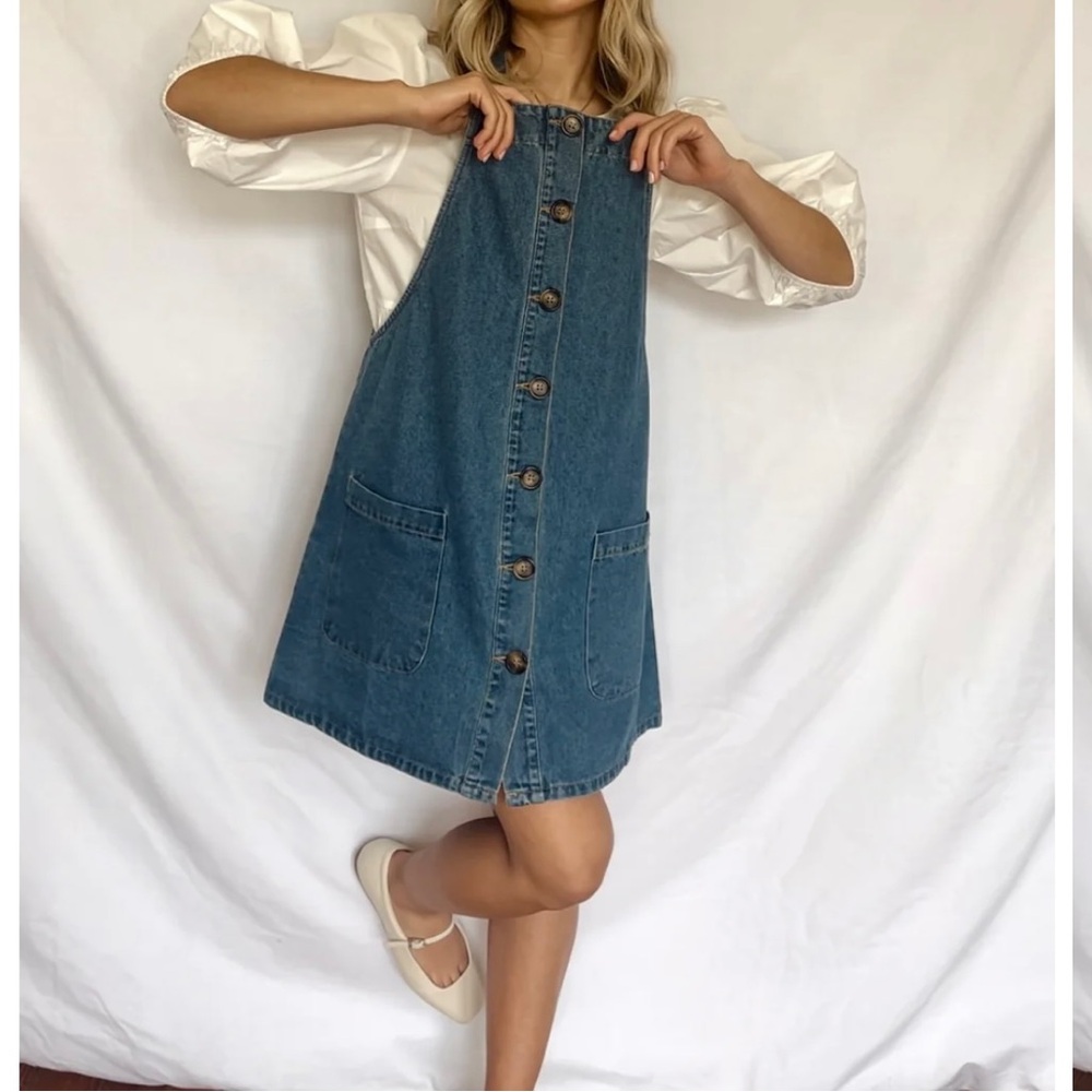 New with Tags denim mini dress boutique